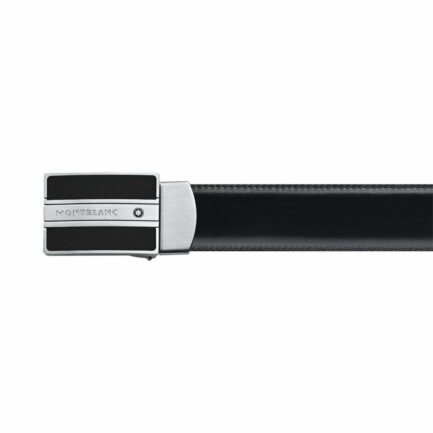 Ceinture réversible de 30 mm en cuir noir/marron – réf. MB128136 - Montblanc