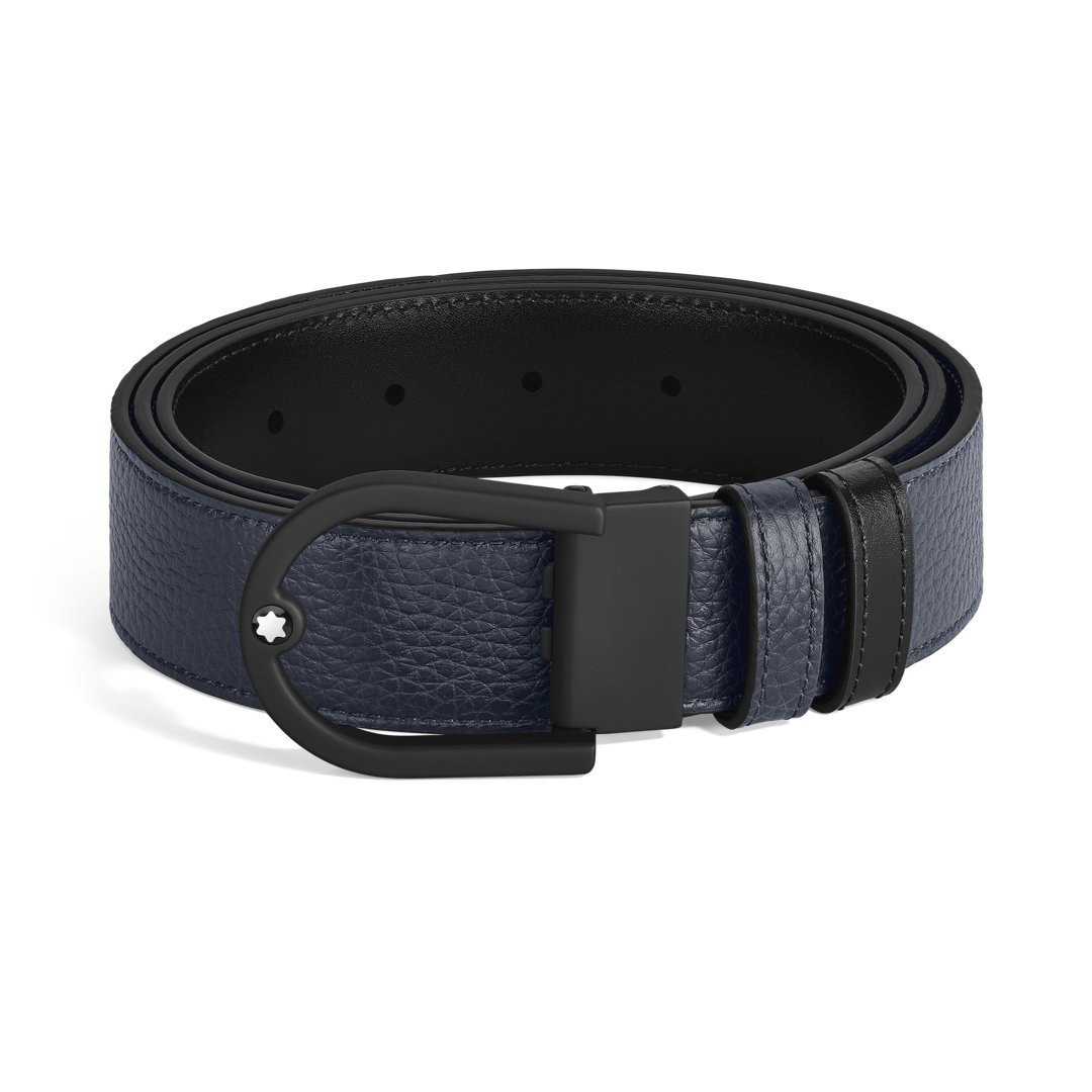 Boucle ardillon fer à cheval avec finition PVD noire caoutchoutée – réf. MB220998 Boucle ardillon fer à cheval avec finition PVD noire caoutchoutée – réf. MB220998 - Montblanc