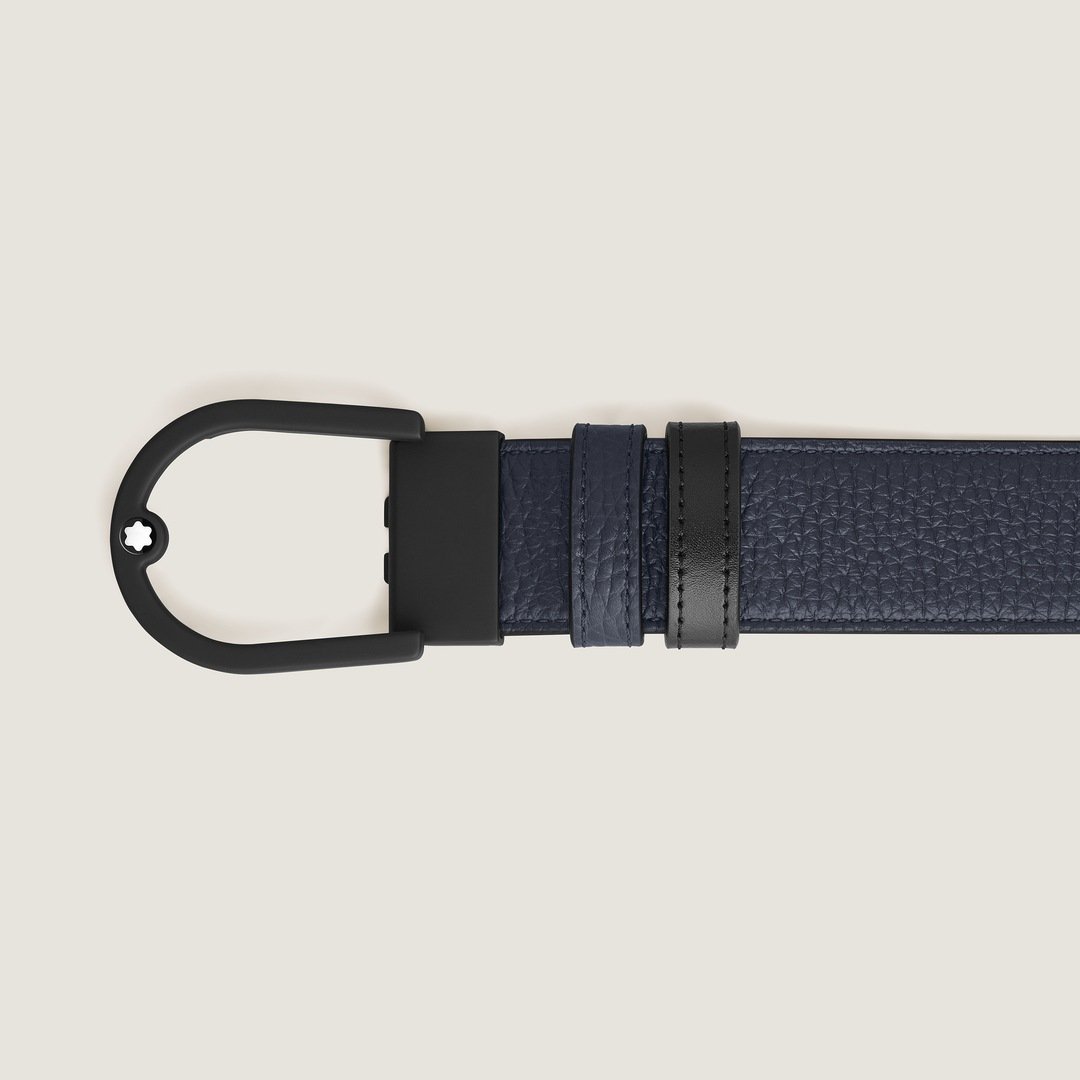 Boucle ardillon fer à cheval avec finition PVD noire caoutchoutée – réf. MB220998 - vue 3 Boucle ardillon fer à cheval avec finition PVD noire caoutchoutée – réf. MB220998 - Montblanc (vue 3)
