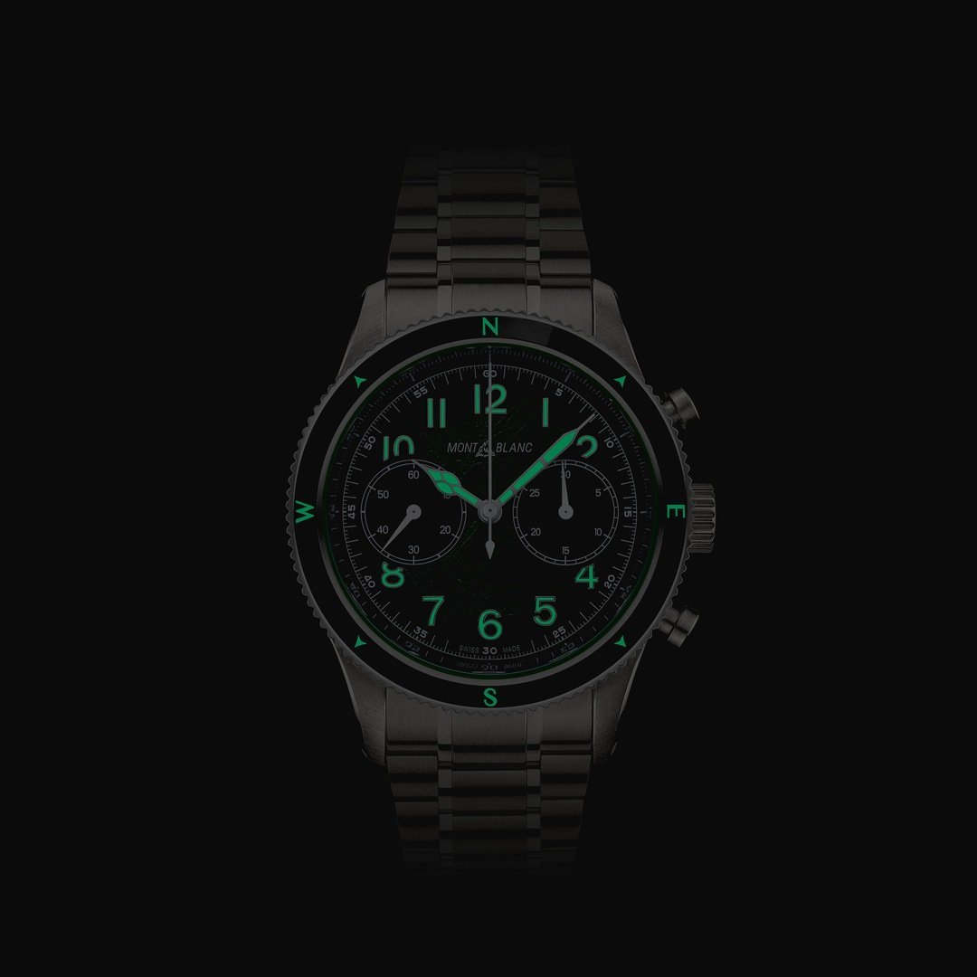 Montblanc 1858 Automatic Chronograph 0 Oxygen - vue 6 Montblanc 1858 Automatic Chronograph 0 Oxygen - Montblanc (vue 6)