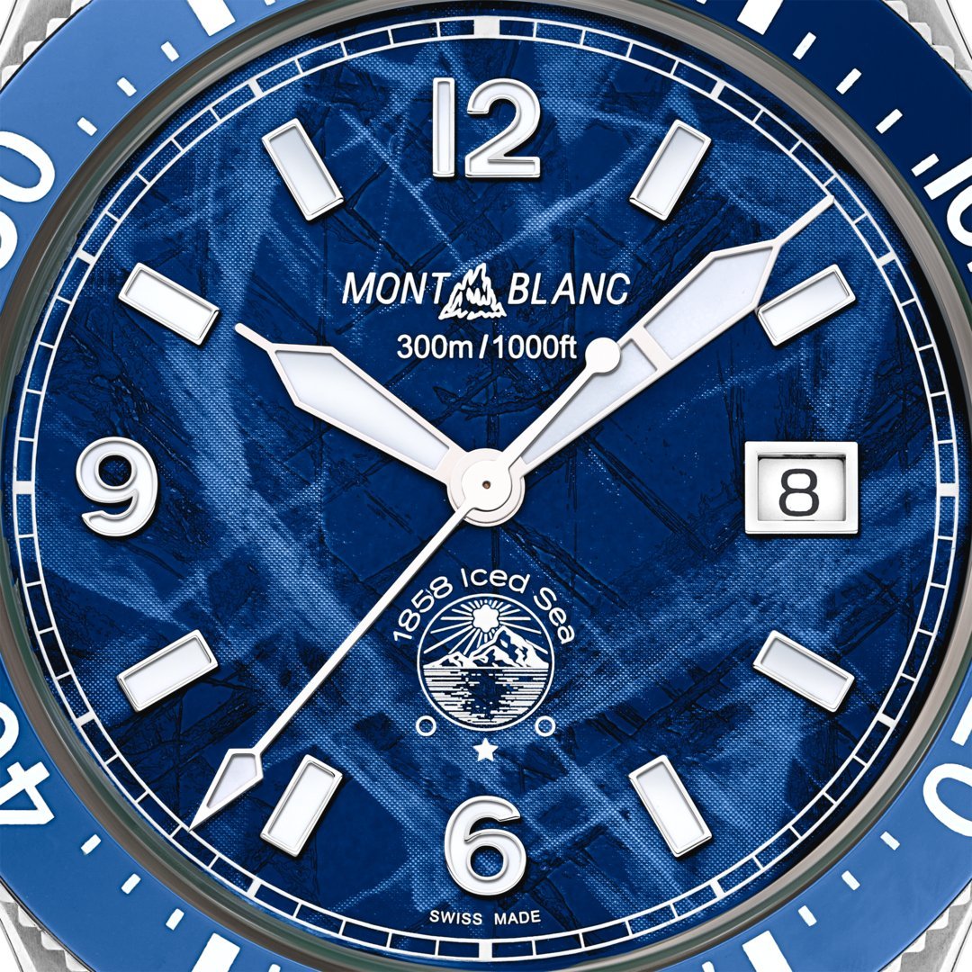 Montblanc 1858 Iced Sea Automatic Date - vue 4 Montblanc 1858 Iced Sea Automatic Date - Montblanc (vue 4)