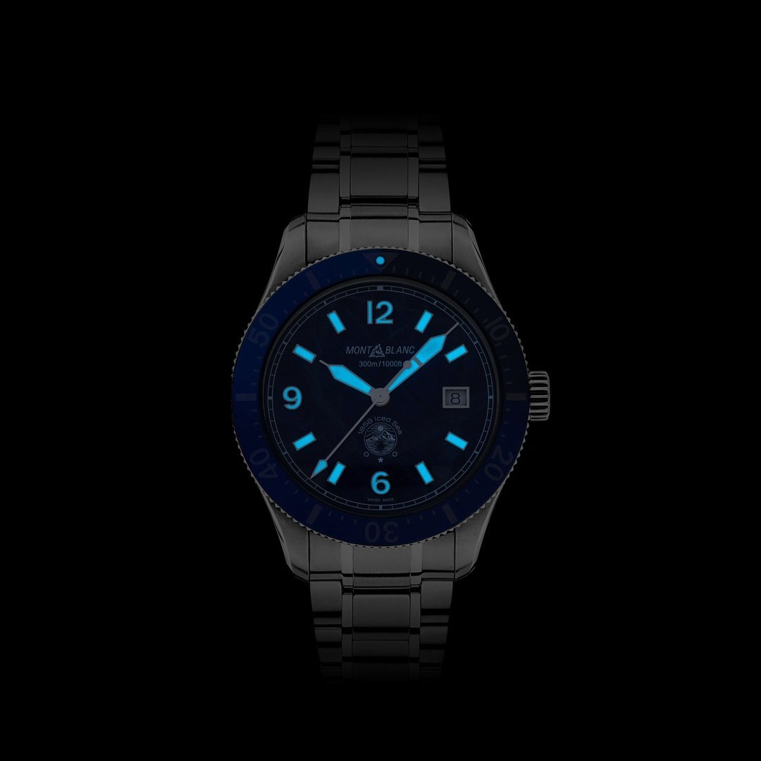 Montblanc 1858 Iced Sea Automatic Date - vue 6 Montblanc 1858 Iced Sea Automatic Date - Montblanc (vue 6)