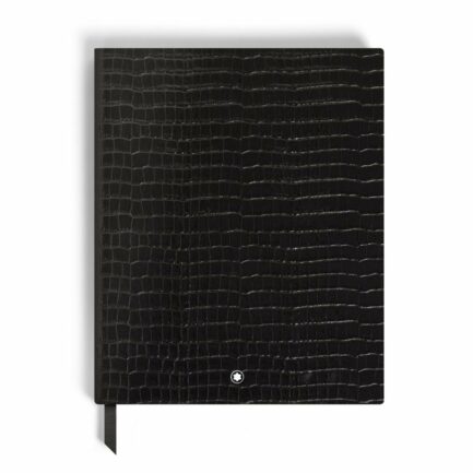Carnet Grand Format en Cuir Embossé Croco, Pages Lignées - Montblanc