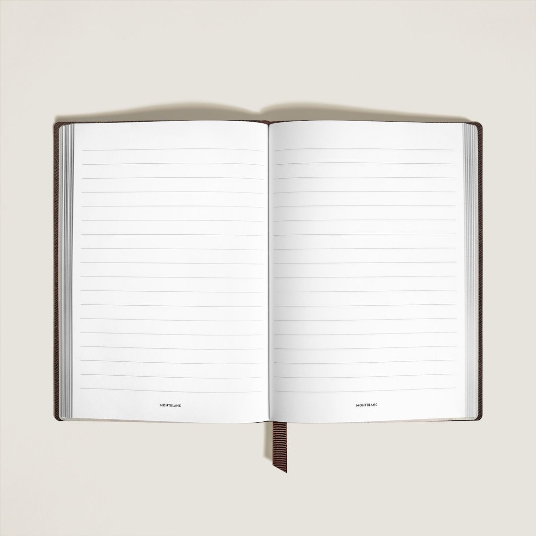Carnet Moyen Format en Cuir Sartorial, Pages Lignées – réf. MB134768 - vue 2 Carnet Moyen Format en Cuir Sartorial, Pages Lignées – réf. MB134768 - Montblanc (vue 2)