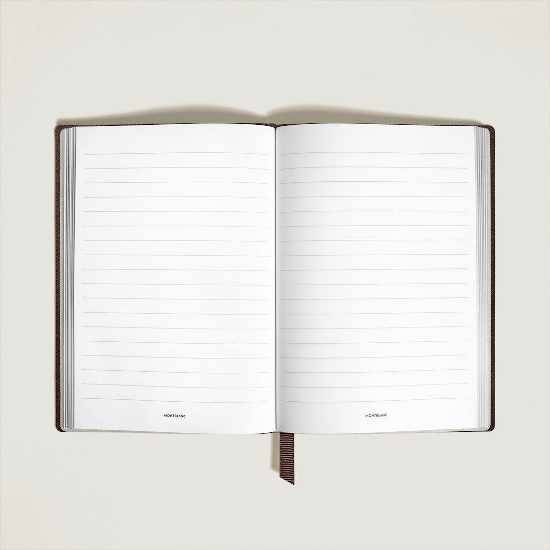 Carnet Moyen Format en Cuir Sartorial, Pages Lignées – réf. MB134768 - vue 3 Carnet Moyen Format en Cuir Sartorial, Pages Lignées – réf. MB134768 - Montblanc (vue 3)