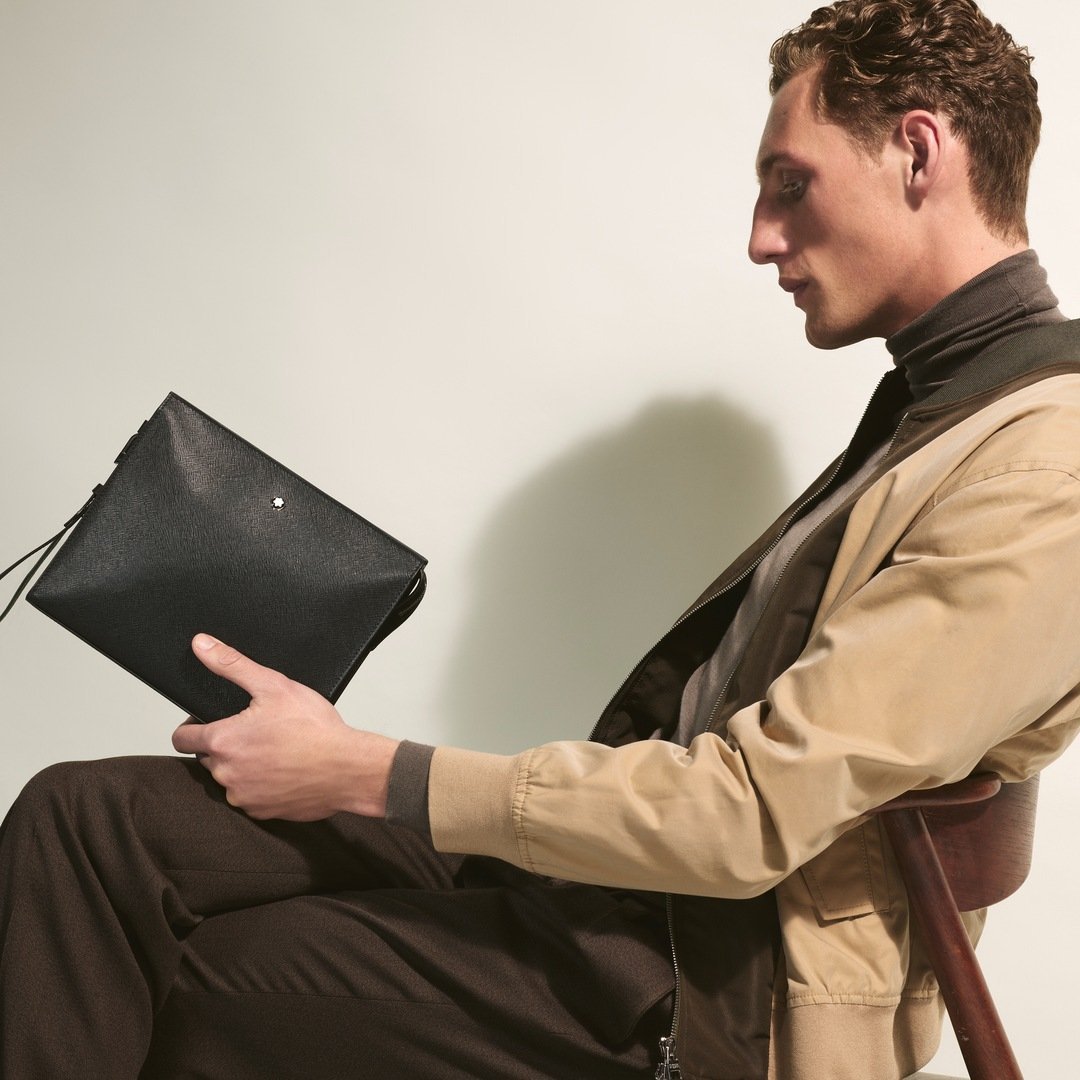 Pochette en Cuir Sartorial - vue 5 Pochette en Cuir Sartorial - Montblanc (vue 5)