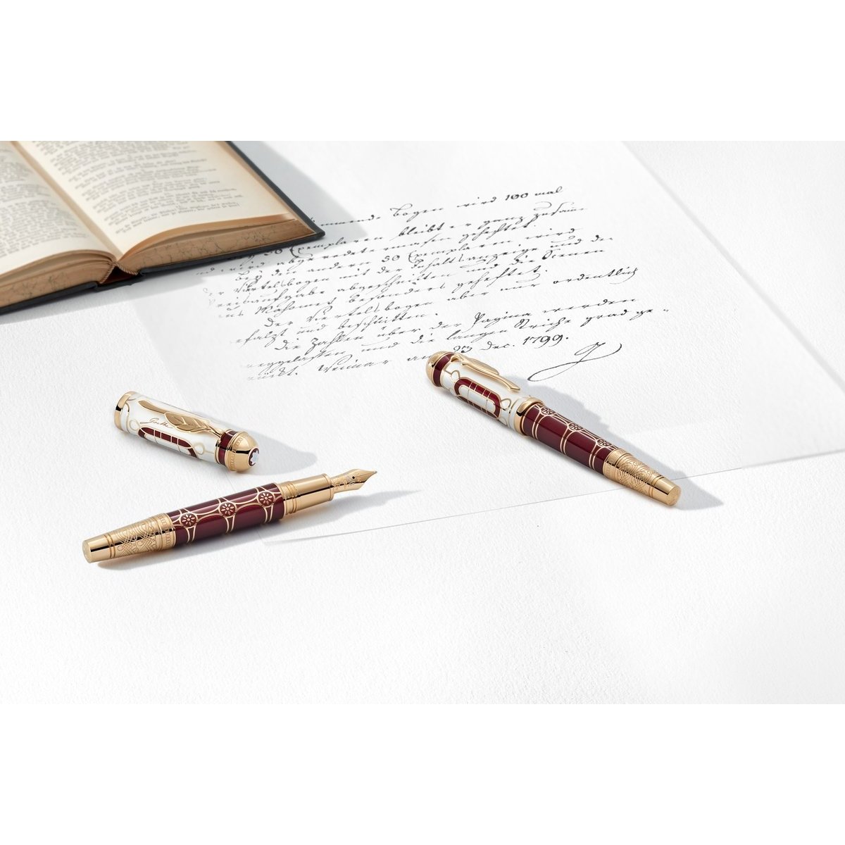 Rollerball Writers Edition Hommage à Johann Wolfgang von Goethe édition limitée 1808 - vue 5 Rollerball Writers Edition Hommage à Johann Wolfgang von Goethe édition limitée 1808 - Montblanc (vue 5)