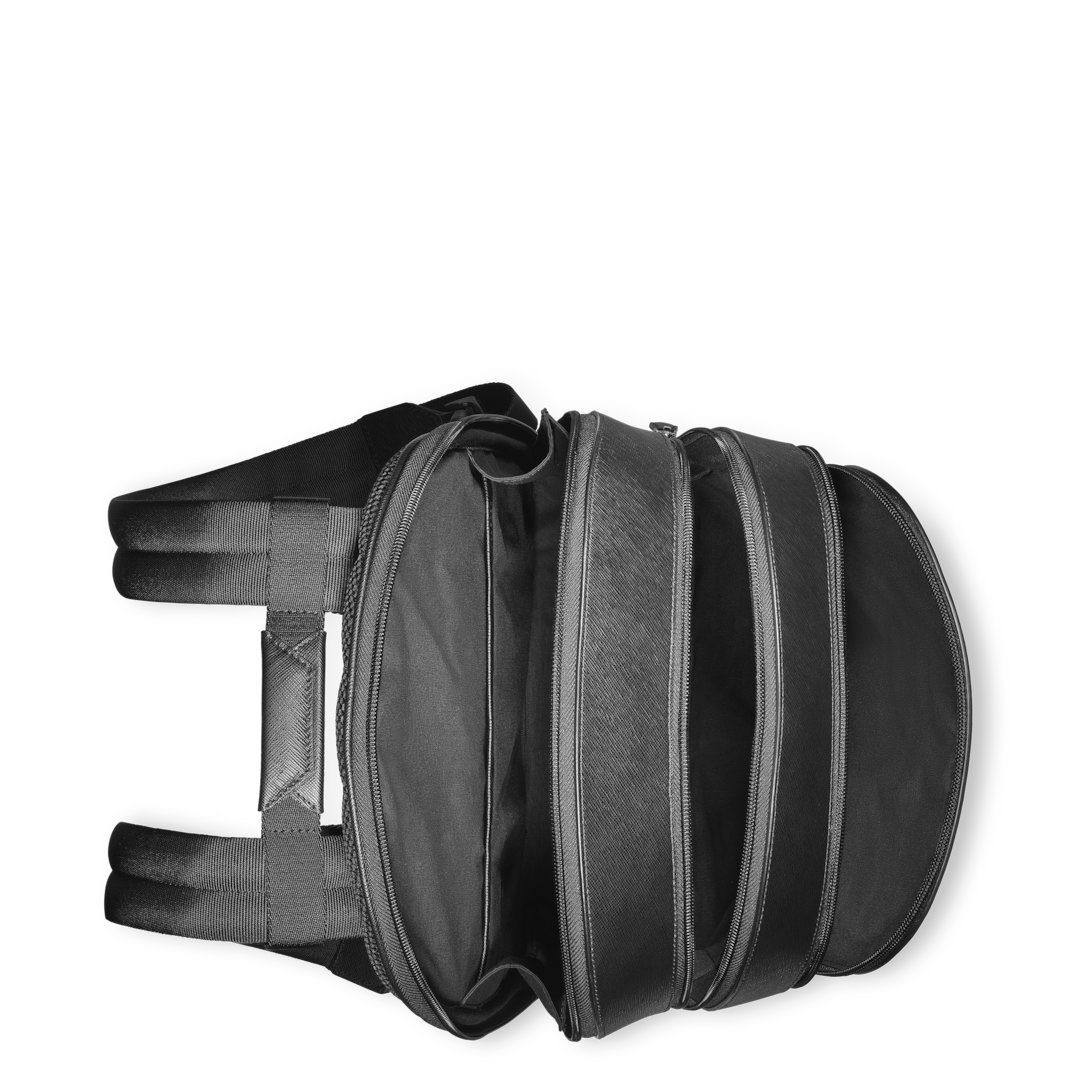 Sac à Dos Moyen Modèle avec 3 Compartiments en Cuir Sartorial – réf. MB130275 - vue 8 Sac à Dos Moyen Modèle avec 3 Compartiments en Cuir Sartorial – réf. MB130275 - Montblanc (vue 8)