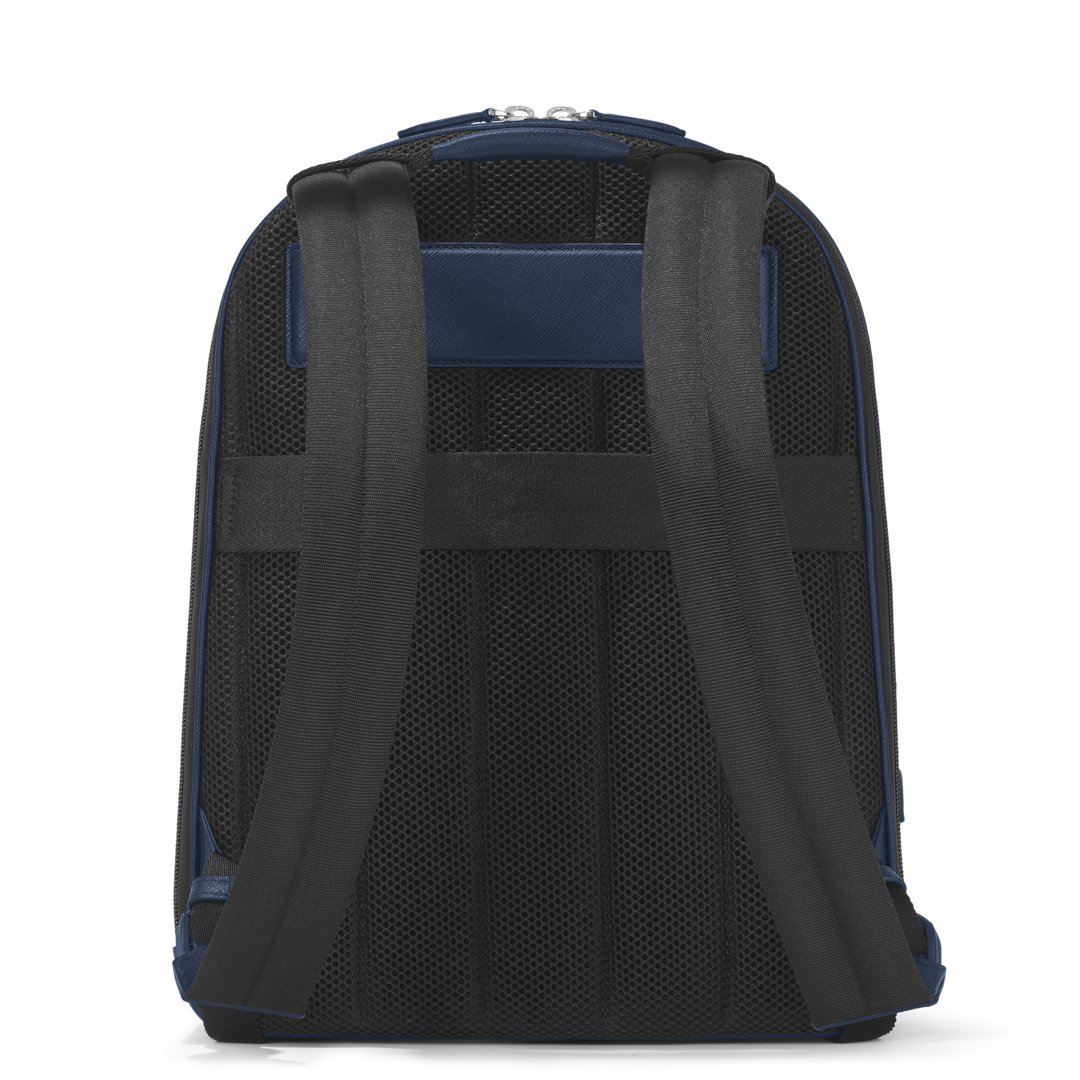 Sac à Dos Moyen Modèle avec 3 Compartiments en Cuir Sartorial – réf. MB131716 - vue 4 Sac à Dos Moyen Modèle avec 3 Compartiments en Cuir Sartorial – réf. MB131716 - Montblanc (vue 4)