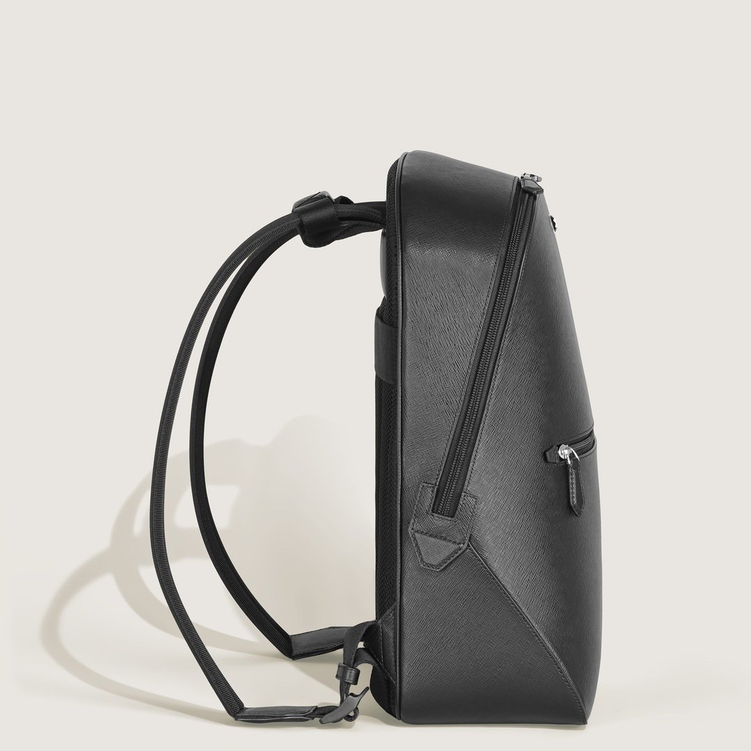 Sac à Dos Petit Modèle en Cuir Sartorial - vue 3 Sac à Dos Petit Modèle en Cuir Sartorial - Montblanc (vue 3)