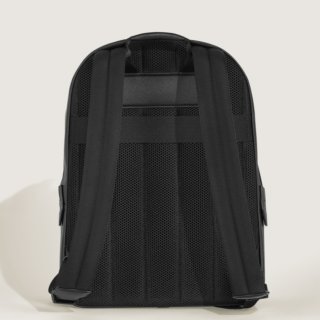 Sac à Dos Petit Modèle en Cuir Sartorial - vue 4 Sac à Dos Petit Modèle en Cuir Sartorial - Montblanc (vue 4)