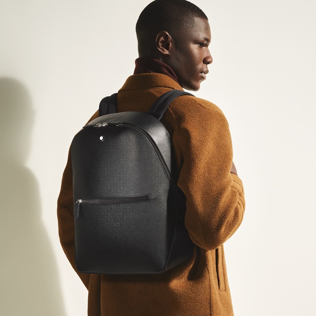 Sac à Dos Petit Modèle en Cuir Sartorial - vue 7 Sac à Dos Petit Modèle en Cuir Sartorial - Montblanc (vue 7)