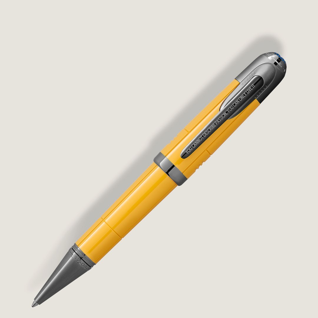 Stylo-bille Great Characters Enzo Ferrari Special Edition Giallo Modena - vue 4 Stylo-bille Great Characters Enzo Ferrari Special Edition Giallo Modena - Montblanc (vue 4)