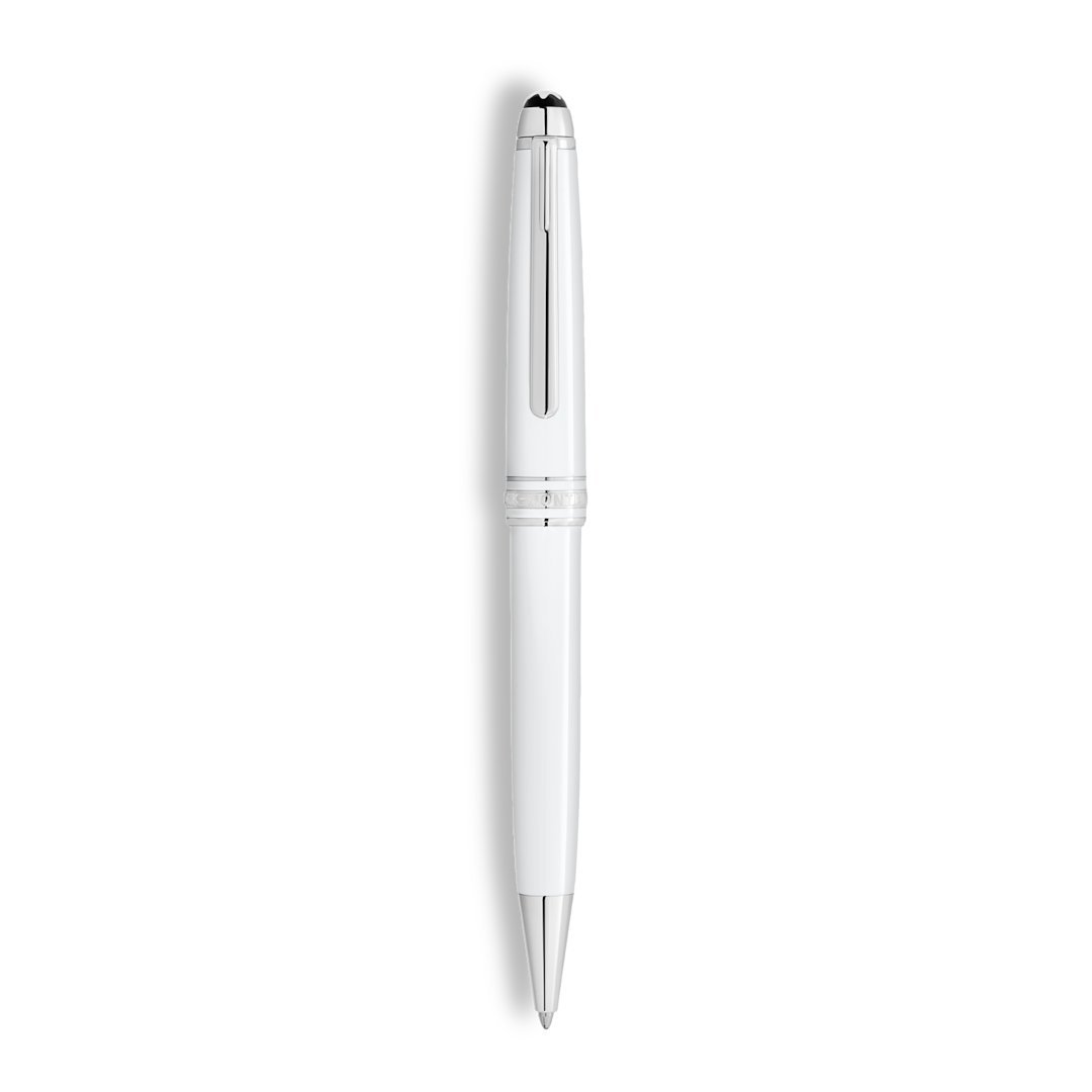 Stylo bille Meisterstück White Classique - vue 3 Stylo bille Meisterstück White Classique - Montblanc (vue 3)