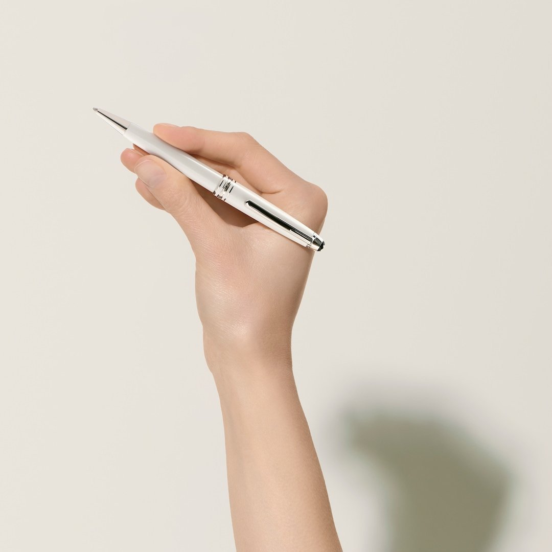 Stylo bille Meisterstück White Classique - vue 4 Stylo bille Meisterstück White Classique - Montblanc (vue 4)