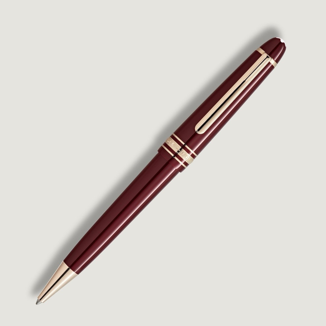 Stylo bille Meisterstück rouge bordeaux Midsize - vue 3 Stylo bille Meisterstück rouge bordeaux Midsize - Montblanc (vue 3)