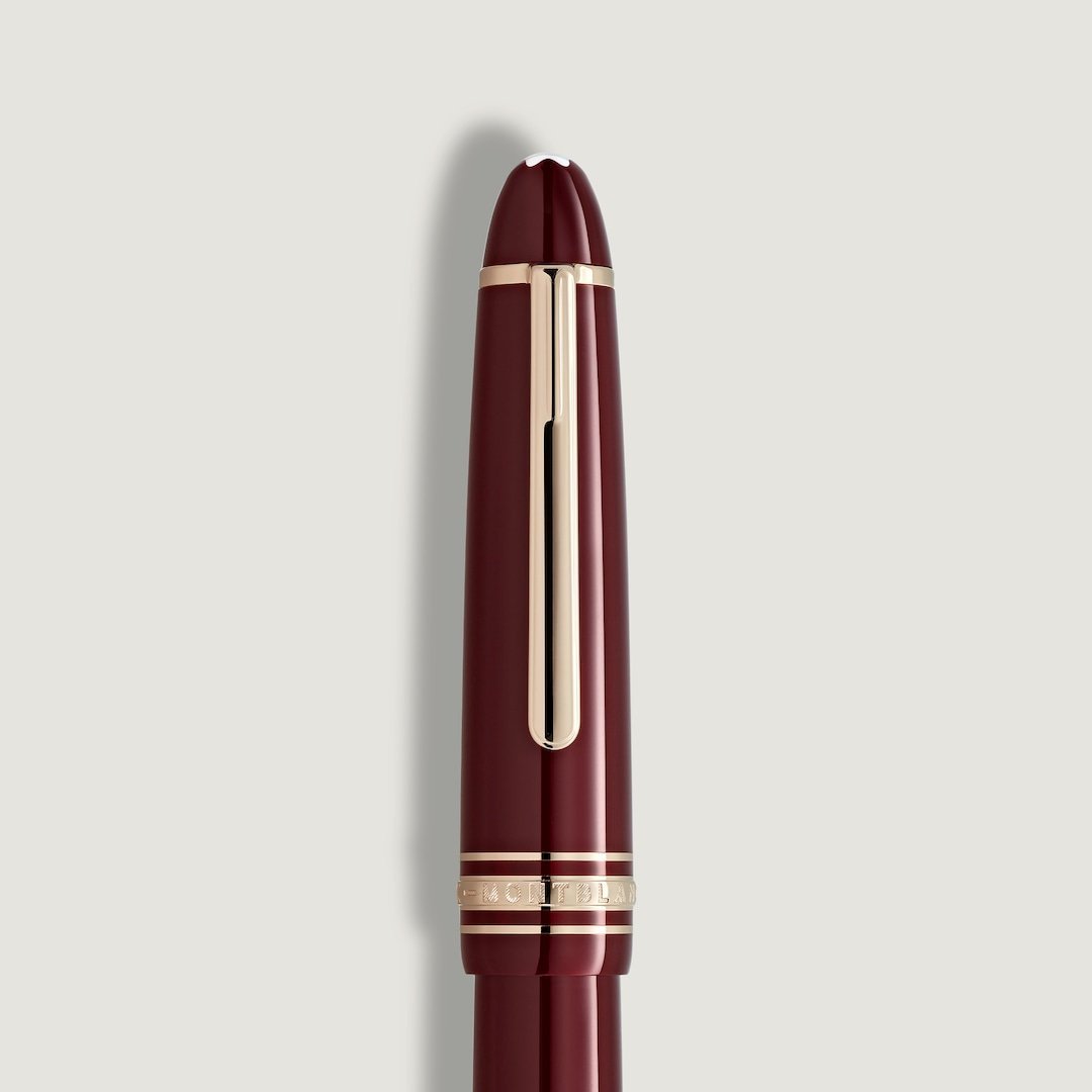 Stylo plume Meisterstück LeGrand rouge bordeaux - vue 2 Stylo plume Meisterstück LeGrand rouge bordeaux - Montblanc (vue 2)