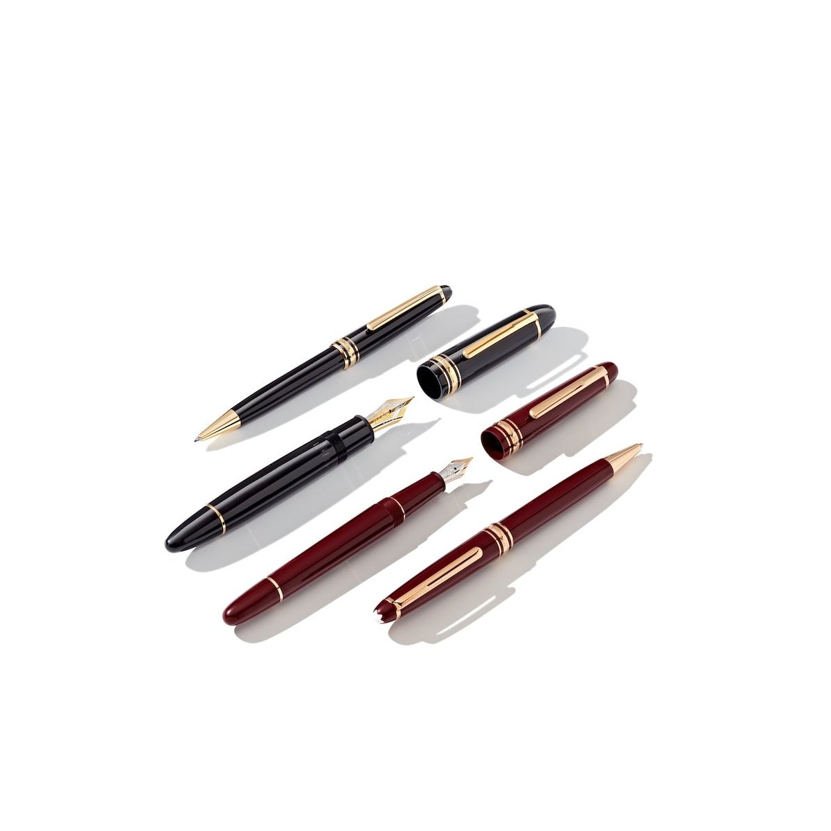 Stylo plume Meisterstück LeGrand rouge bordeaux - vue 8 Stylo plume Meisterstück LeGrand rouge bordeaux - Montblanc (vue 8)