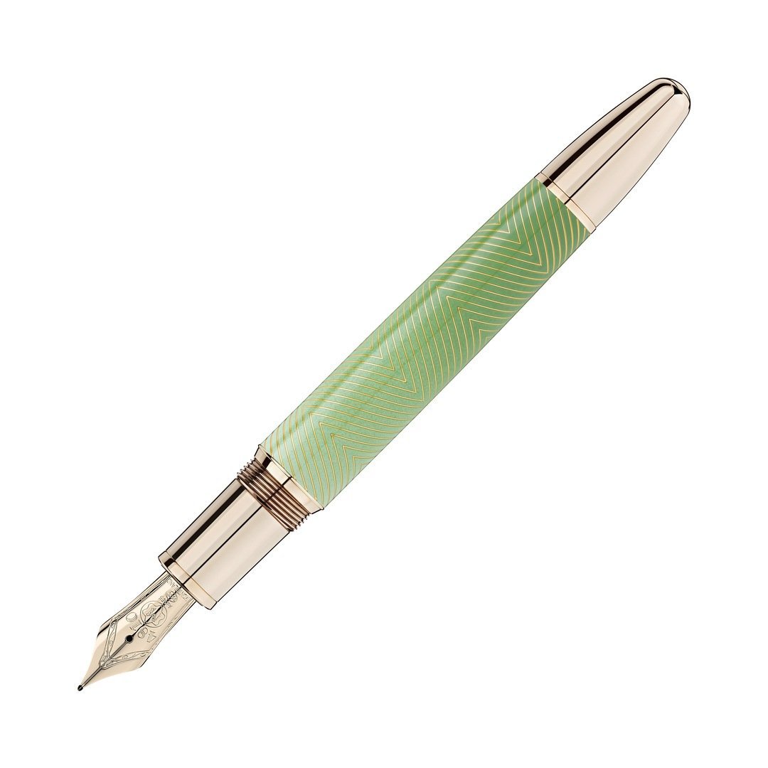 Stylo plume Meisterstück Calligraphy Solitaire Celadon Dégradé - vue 4 Stylo plume Meisterstück Calligraphy Solitaire Celadon Dégradé - Montblanc (vue 4)