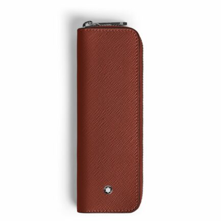 Étui pour 1 Instrument d'Écriture Zippé en Cuir Sartorial - Montblanc