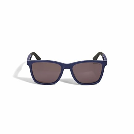 Lunettes de soleil carrées à monture injectée bleue - Montblanc