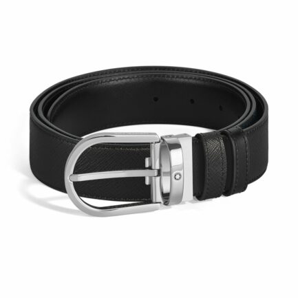 Boucle ardillon fer à cheval polie et palladiée – réf. MB222383 - Montblanc