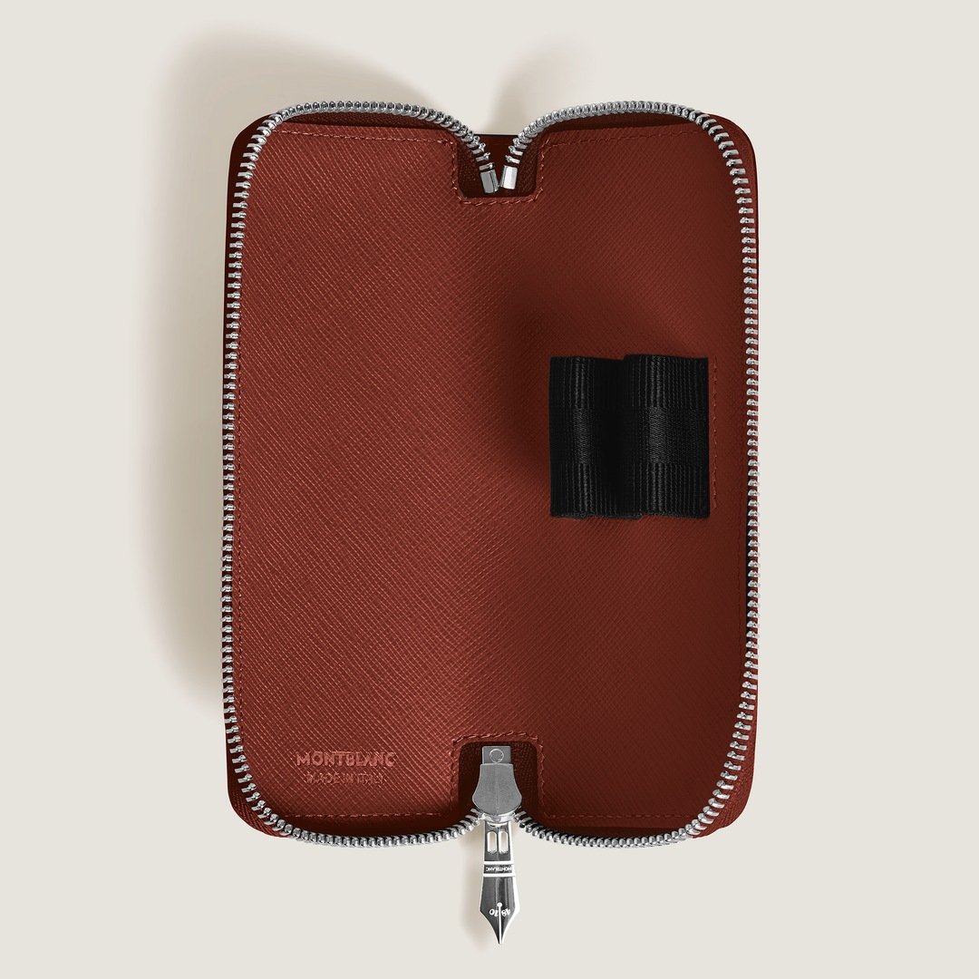 Étui pour 2 Instruments d'Écriture Zippé en Cuir Sartorial 4 Étui pour 2 Instruments d'Écriture Zippé en Cuir Sartorial - Montblanc (vue 4)