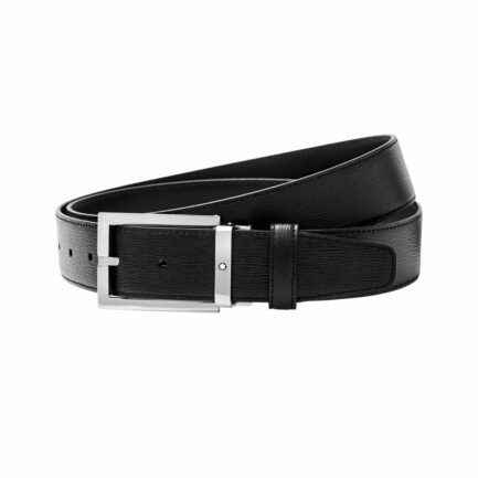 Ceinture de 35 mm en cuir noir - Montblanc