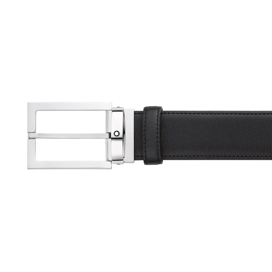 Ceinture de 35 mm en cuir noir 4 Ceinture de 35 mm en cuir noir - Montblanc (vue 4)