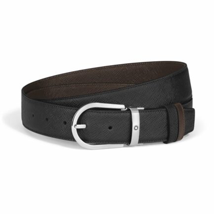 Boucle ardillon fer à cheval polie et palladiée – réf. MB222145 - Montblanc