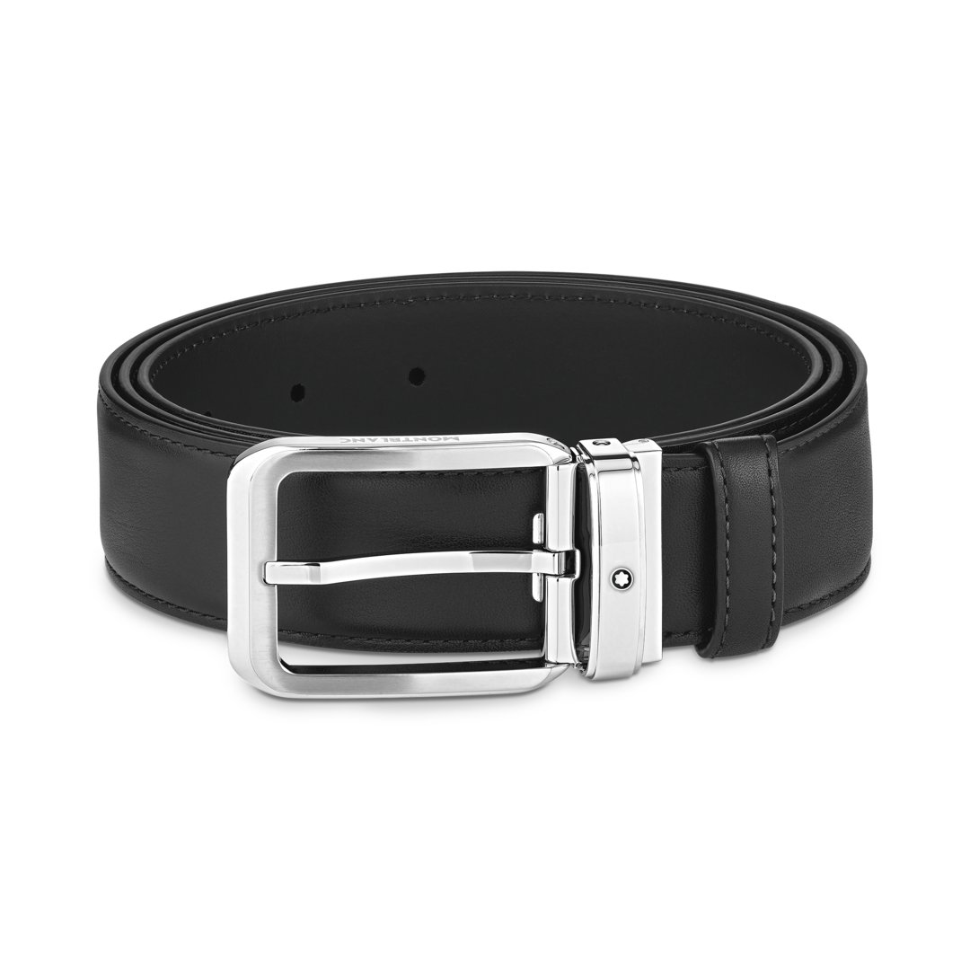 Ceinture à boucle ardillon rectangulaire en acier inoxydable 1 Ceinture à boucle ardillon rectangulaire en acier inoxydable - Montblanc