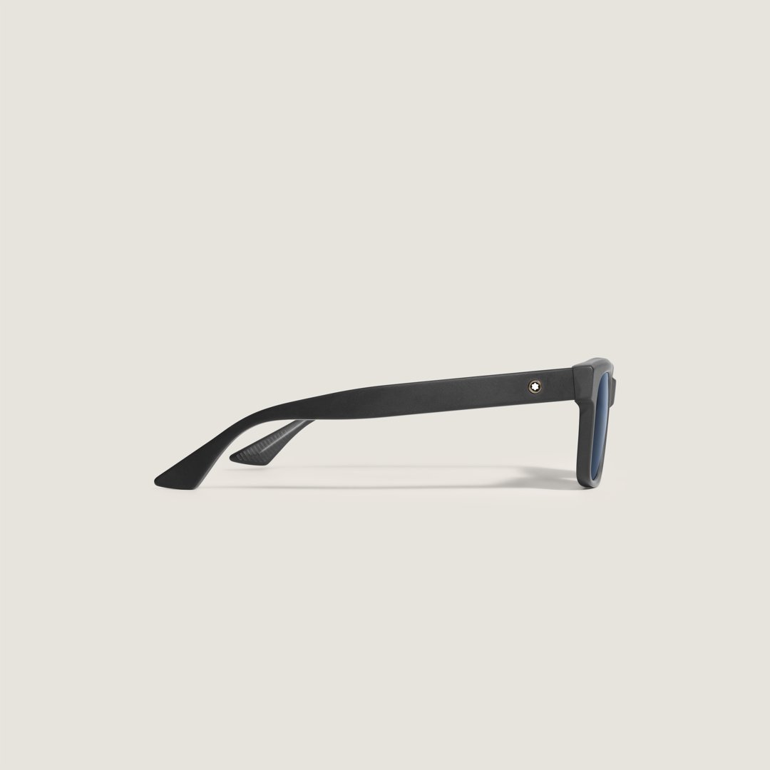 Lunettes de soleil carrées à monture en acétate noire – réf. MB135575 2 Lunettes de soleil carrées à monture en acétate noire – réf. MB135575 - Montblanc (vue 2)