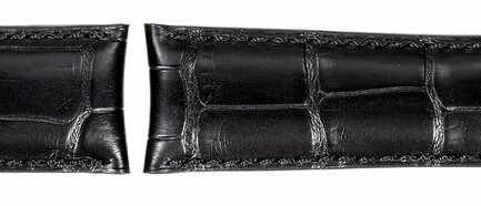 Bracelet de montre cuir alligator noir collection star legacy - Montblanc