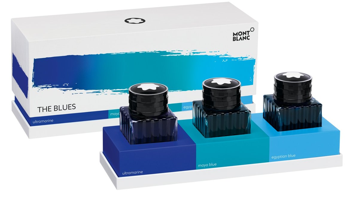 Palette The Blues, 3 flacons d'encre de 30 ml 2 Palette The Blues, 3 flacons d'encre de 30 ml - Montblanc (vue 2)