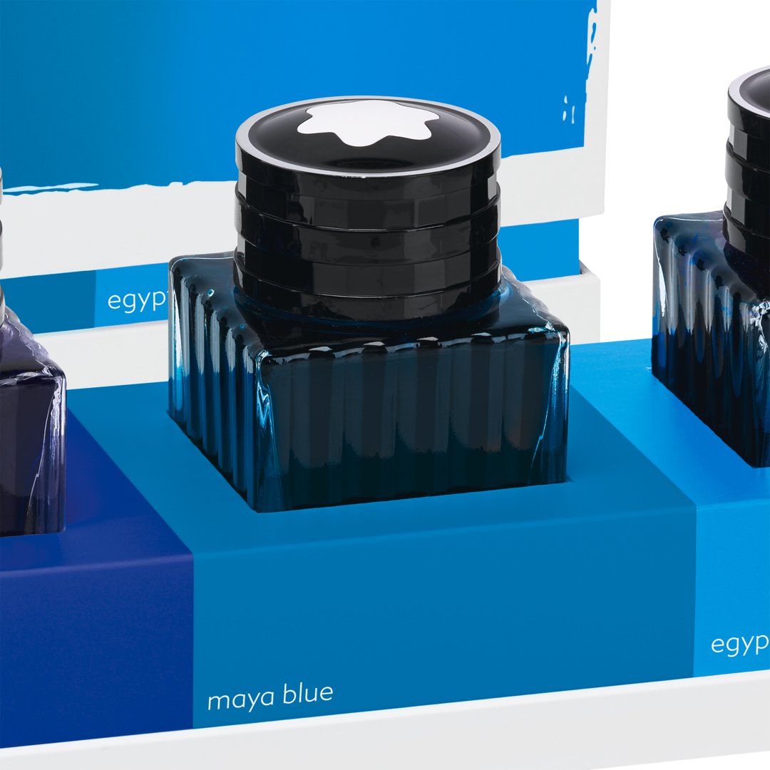 Palette The Blues, 3 flacons d'encre de 30 ml 3 Palette The Blues, 3 flacons d'encre de 30 ml - Montblanc (vue 3)