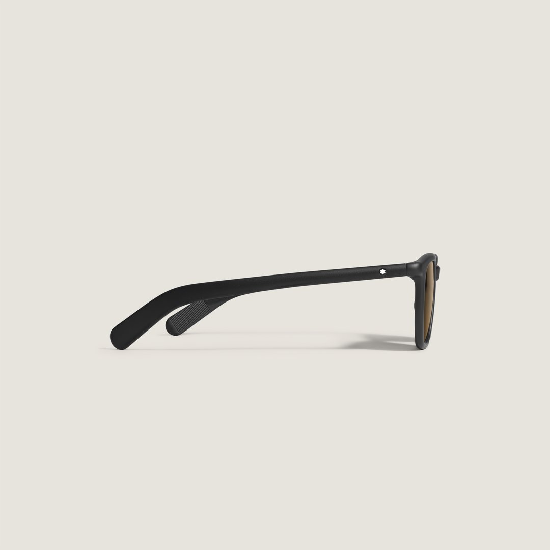 Lunettes de soleil carrées à monture en acétate noire – réf. MB135577 2 Lunettes de soleil carrées à monture en acétate noire – réf. MB135577 - Montblanc (vue 2)