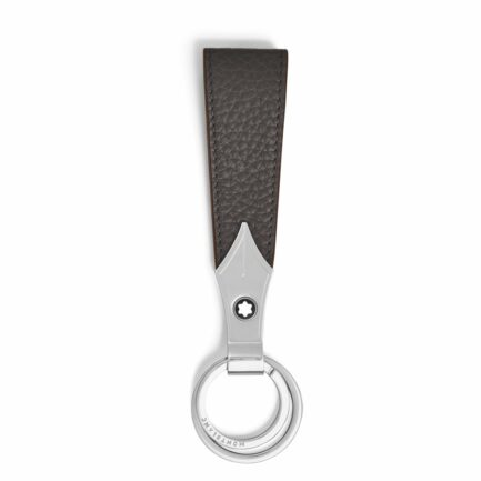 Porte-Clés Plume Boucle en Cuir Grainé - Montblanc